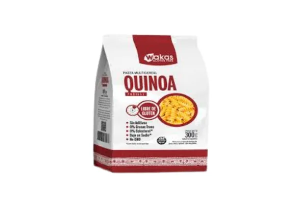 FIDEO FUSILLI MULTICEREAL CON QUINOA