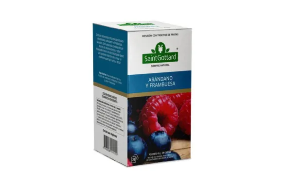 INFUSION DE FRUTAS ARANDANO Y FRAMBUESA