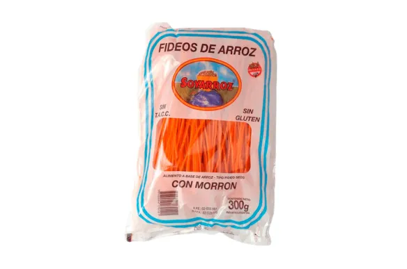 FIDEO SOY ARROZ MORRON