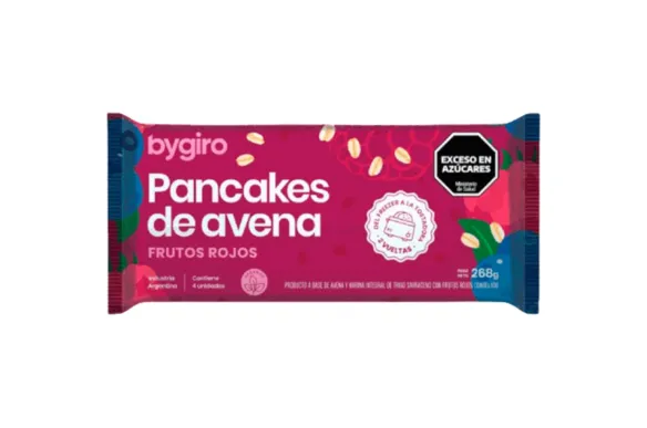 PANCAKE AVENA FRUTOS ROJOS 4 UNIDADES