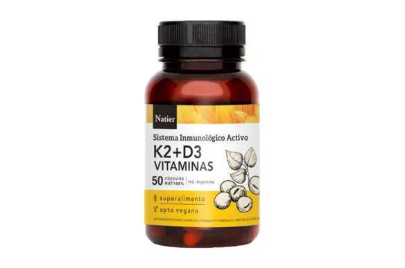VITAMINA K2 Y D3 50 CAPSULAS