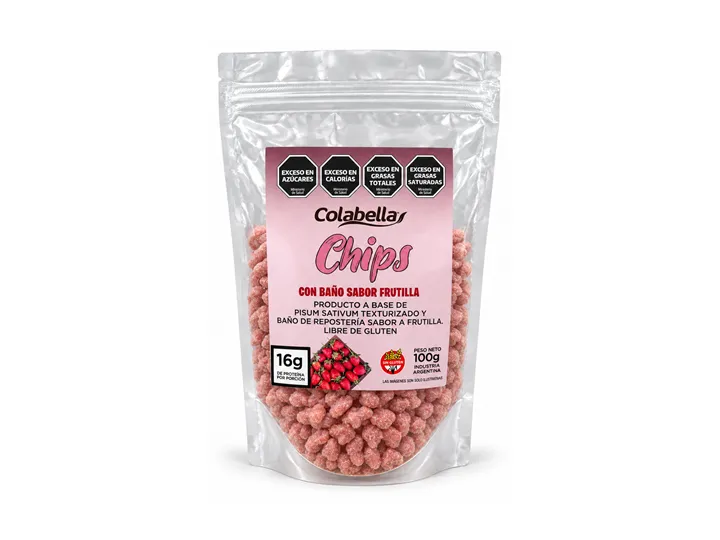 CHIPS PROTEICOS FRUTILLA