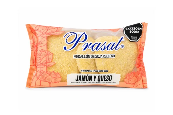 SOJA RELLENA PRASAT JAMON Y  QUESO